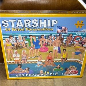 550 Piece Puzzle -Starship -24 notes personalities